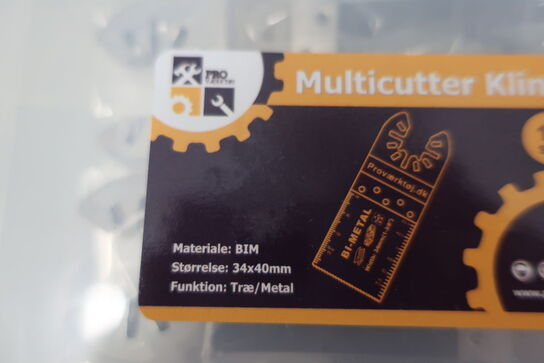 10 stk. multicutter-klinger 34x40 mm. Træ/metal