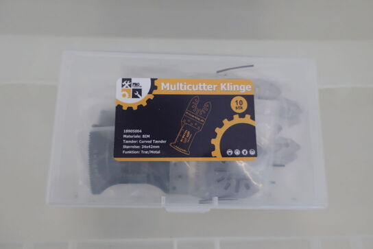 10 stk. multicutter-klinger 34x42 mm. Træ/metal