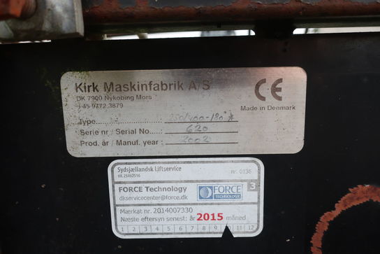 Mandskabskurv KIRK MASKINFABRIK