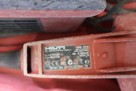 Betonslibemaskine HILTI DG 150 med omformer HILTI DPC 20