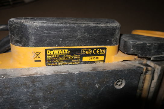 Elhøvl DEWALT DW680-QS