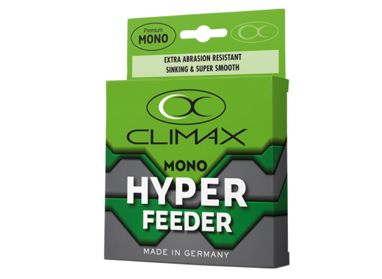 20 spoler Climax Hyper Feeder line, brun, 250 m