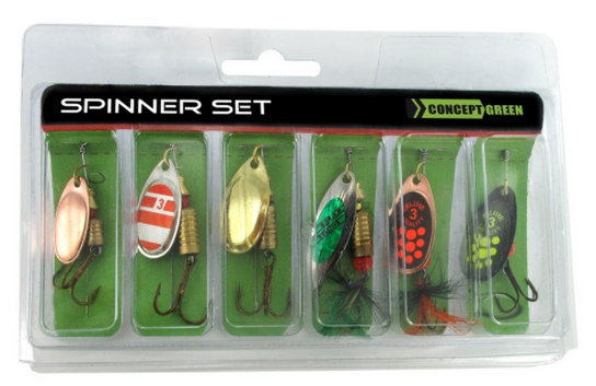 5 pakker Spinner Pakke - Green Concept