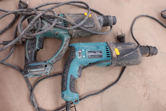 2 stk. borehammer MAKITA HR2470, DHR202