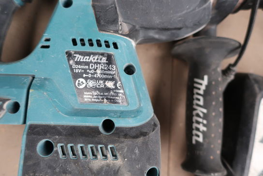 Akku borehammer MAKITA DHR243 med lader