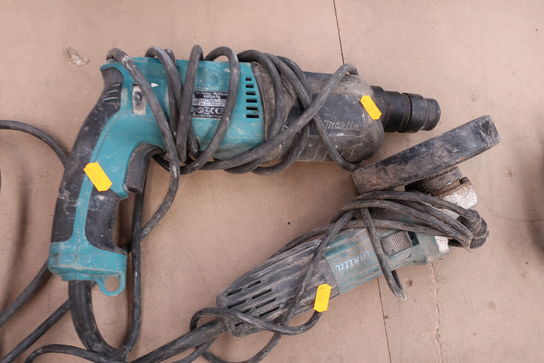 Borehammer MAKITA HR2470, vinkelsliber MAKITA GA5030