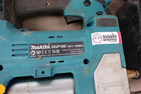 Akku fedtsprøjte MAKITA DGP180 med 2 stk. batterier og lader