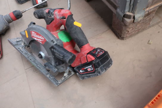 Akku rundsav MILWAUKEE M18 CCS55 med batteri