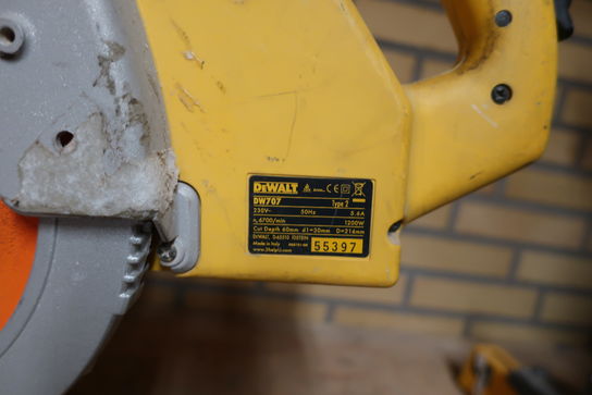 Kap-/geringssav DEWALT DW707