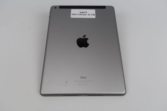 Apple iPad 6th Gen Wi-Fi+Cellular 32Gb