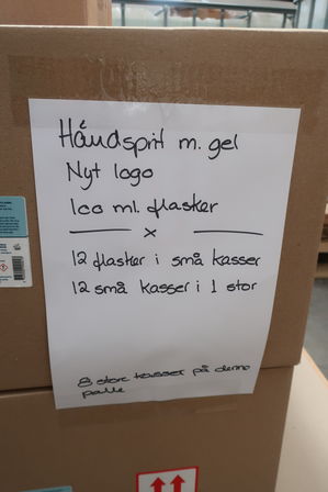 Palle med håndsprit