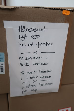 Palle med håndsprit