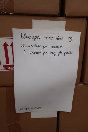 Palle med håndsprit