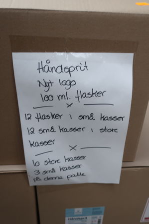 Palle med håndsprit