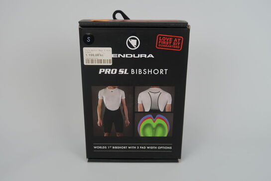 Korte cykelbukser med pude, Endura Pro SL Bibshorts - Str. S