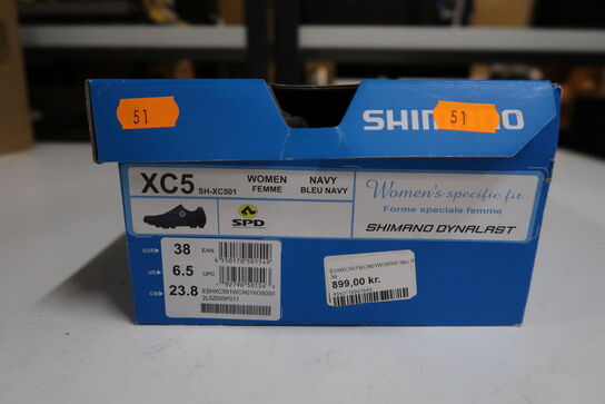 Shimano XC501 dame cykelsko - Navy blå - Str. 38