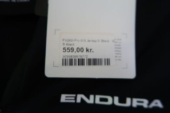 Cykeltrøje, Endura Fs260-Pro S/S Shortsleeve Jersey - Str. S