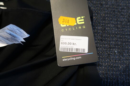 Cykelbukser, Alé Knickers W Solid Classico Sort/Charcoal  - Str. XXXXL