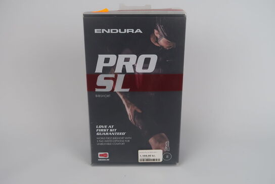 Korte cykelvinterbukser med pude, Endura Pro SL Bibtights II - Str. S