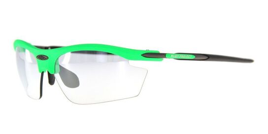 Cykelbrille, Rudy Project Stratofly Fluo Green (Multilaser Photochromic Clear)