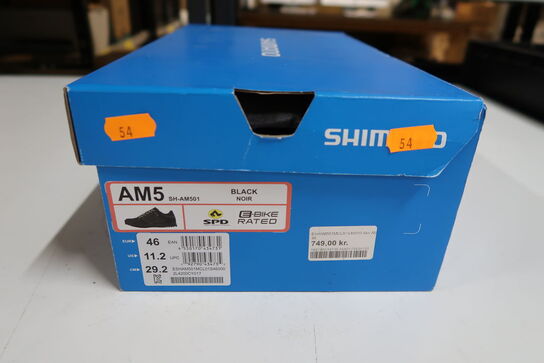 Shimano AM501 cykelsko - Sort - Str. 46