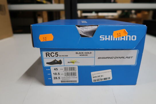 Shimano RC500 cykelsko - Sort/Guld - Str. 45