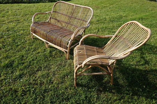 Suma Rattan Loungesofa & stol