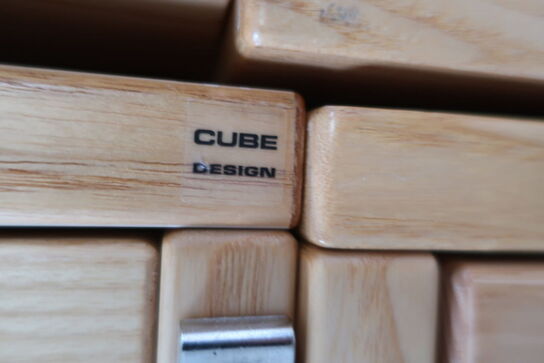 8 stk. skuffemoduler CUBE DESIGN