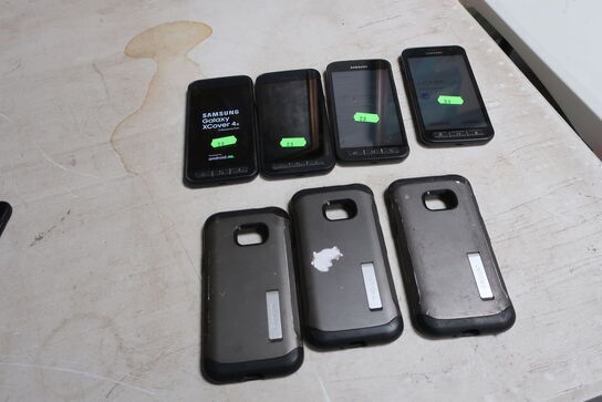 4 stk. mobiltelefoner SAMSUNG Galaxy Xcover 4s