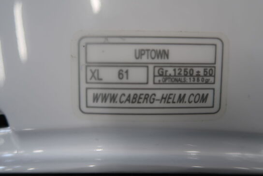 Hjelm CABERG Uptown str. XL - Hvid (ubrugt)