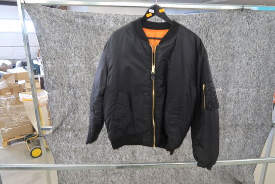 Jakke FOSTEX MA-1 Flight Jacket L - Sort (ubrugt)