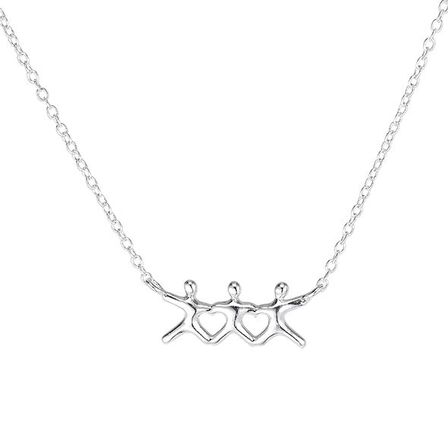 3 pers Family Necklace - Str. 40+5