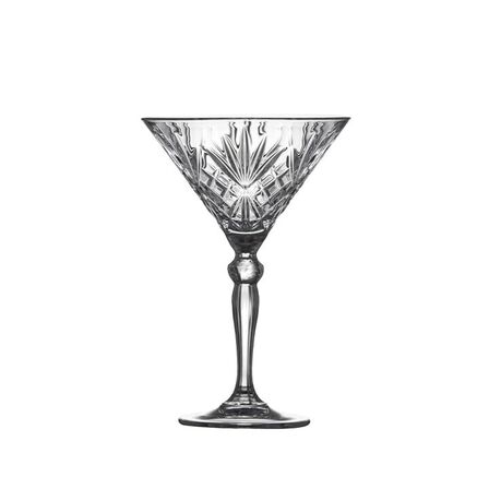 8 stk. Lyngby Glas Melodia martiniglas 21 cl