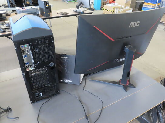 Gaming PC med Skærmog tastetur (SHARK GAMING)