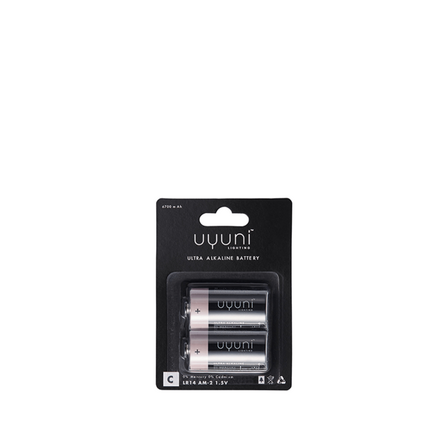 8 pk. Uyuni Lighting C batterier 2 Stk.