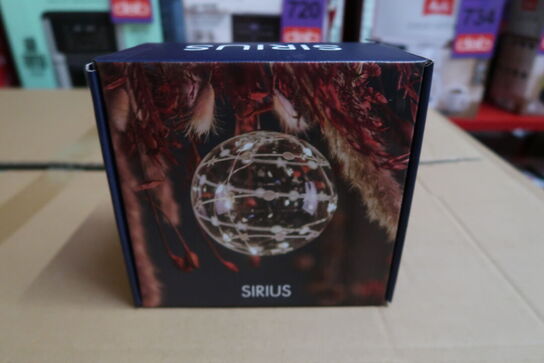 2 stk. Sirius Sweet Christmas Julebelysning - Kugle Ø 10 cm