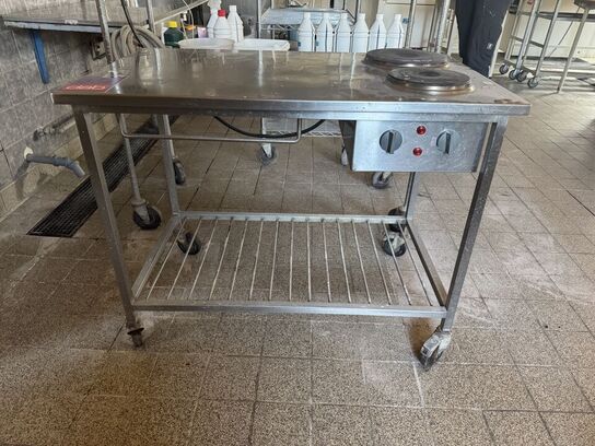 Kogebord på hjul