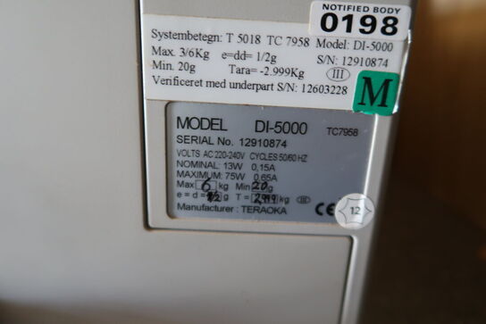 Digitalvægt, DIGI DI-5000
