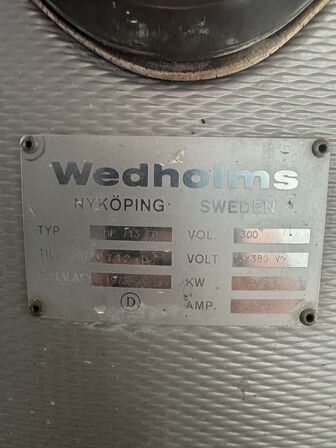 Kogekar, Wedholms 300 ltr