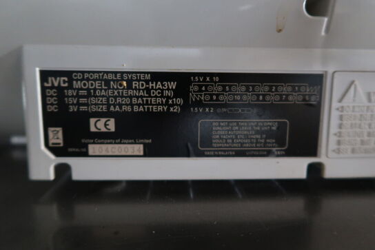 JVC afspiller 