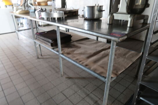 Rustfri stålbord 
