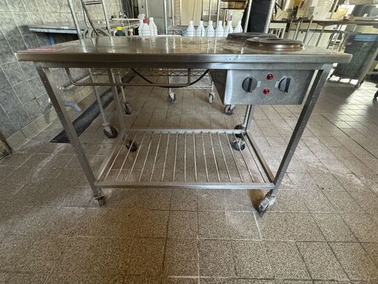Kogebord på hjul