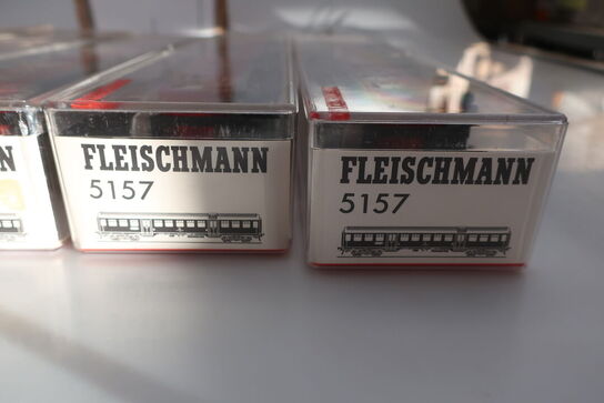 5 stk. model togvogne FLEISCHMANN 5157, 5103