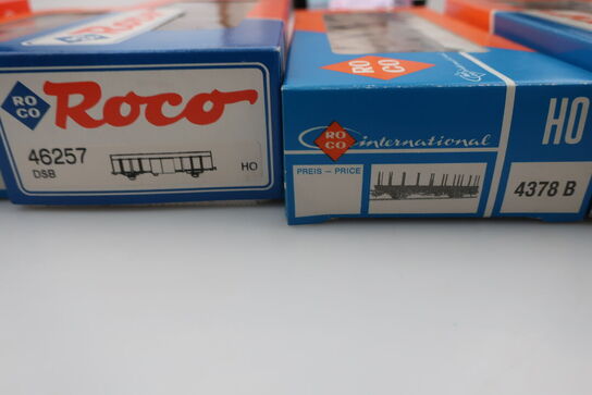 8 stk. model togvogne ROCO 46423, 4373, 46257, 4378 B, 46690