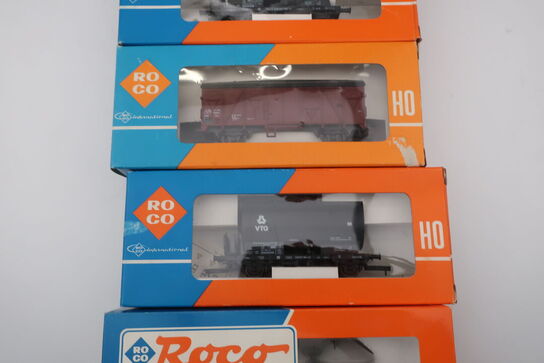 6 stk. model togvogne ROCO 46234, 46471, 4315, 4336A, B, 4337 B