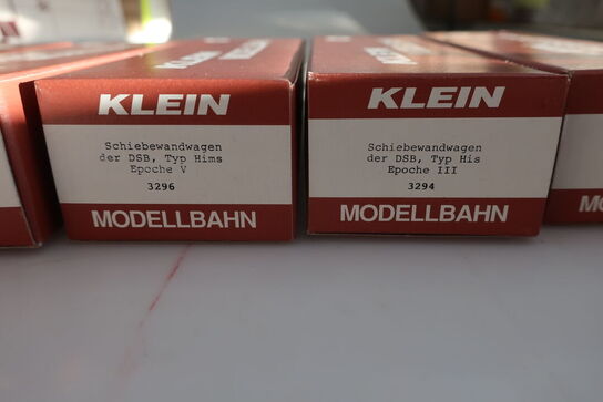 12 stk. model togvogne KLEIN 3294, 3296, 3295, 3299 m.fl.