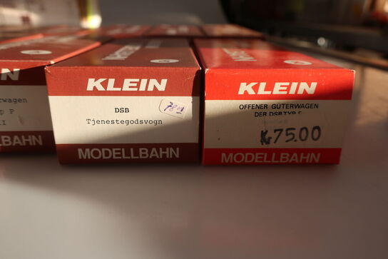 12 stk. model togvogne KLEIN 3294, 3296, 3295, 3299 m.fl.