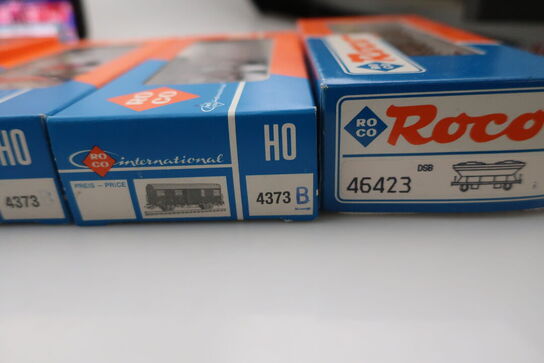 8 stk. model togvogne ROCO 46423, 4373, 46257, 4378 B, 46690