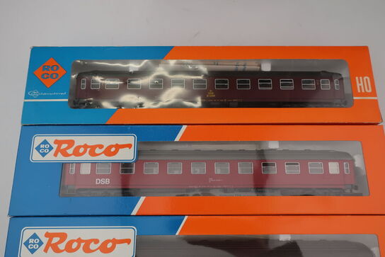 6 stk. model togvogne ROCO 4276, 4276C, 44417