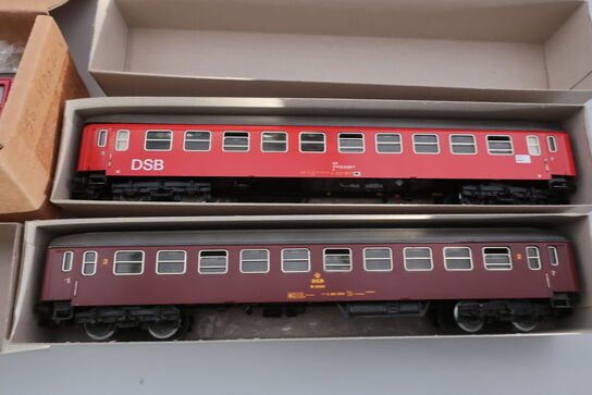 7 stk. model togvogne MÄRKLIN 4046, 4045